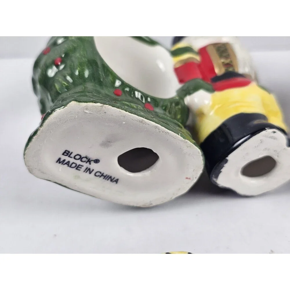 Block Spal Whimsy Christmas Holiday Nutcracker Napkin Rings Holders Set Of 4